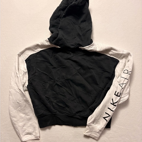 Nike Air Black and White Zip up Hoodie - Picture 5 of 7